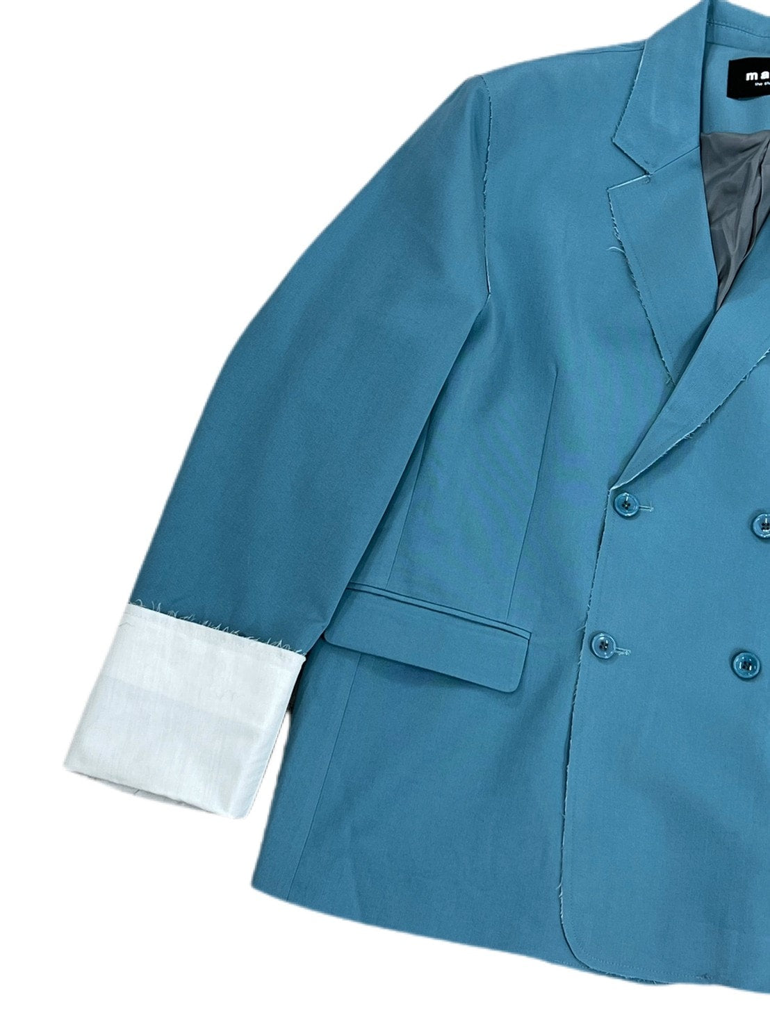 受注制【Chikashitsu +】bi-color double jacket (2color)