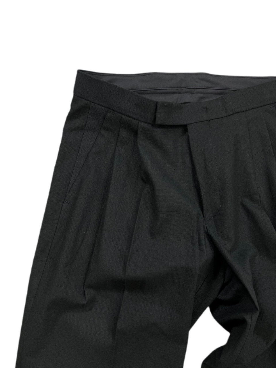 受注制【Chikashitsu +】set up linen slacks (2color)