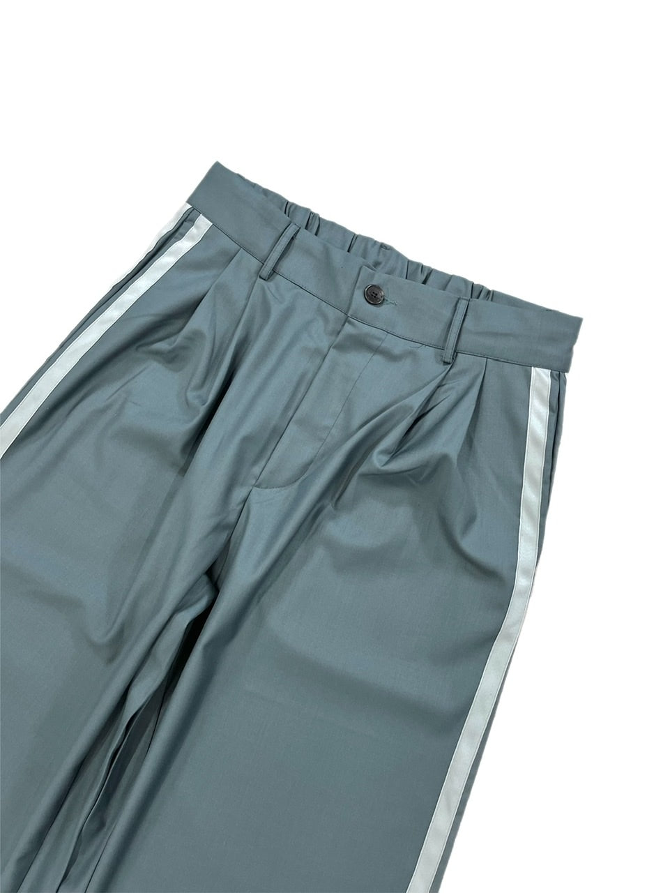 受注制【Chikashitsu +】side line slacks (3color)