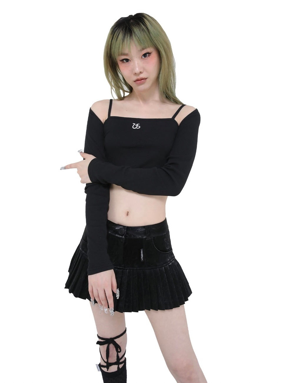 【Ugly shadow】DAILY CROP CARDIGAN