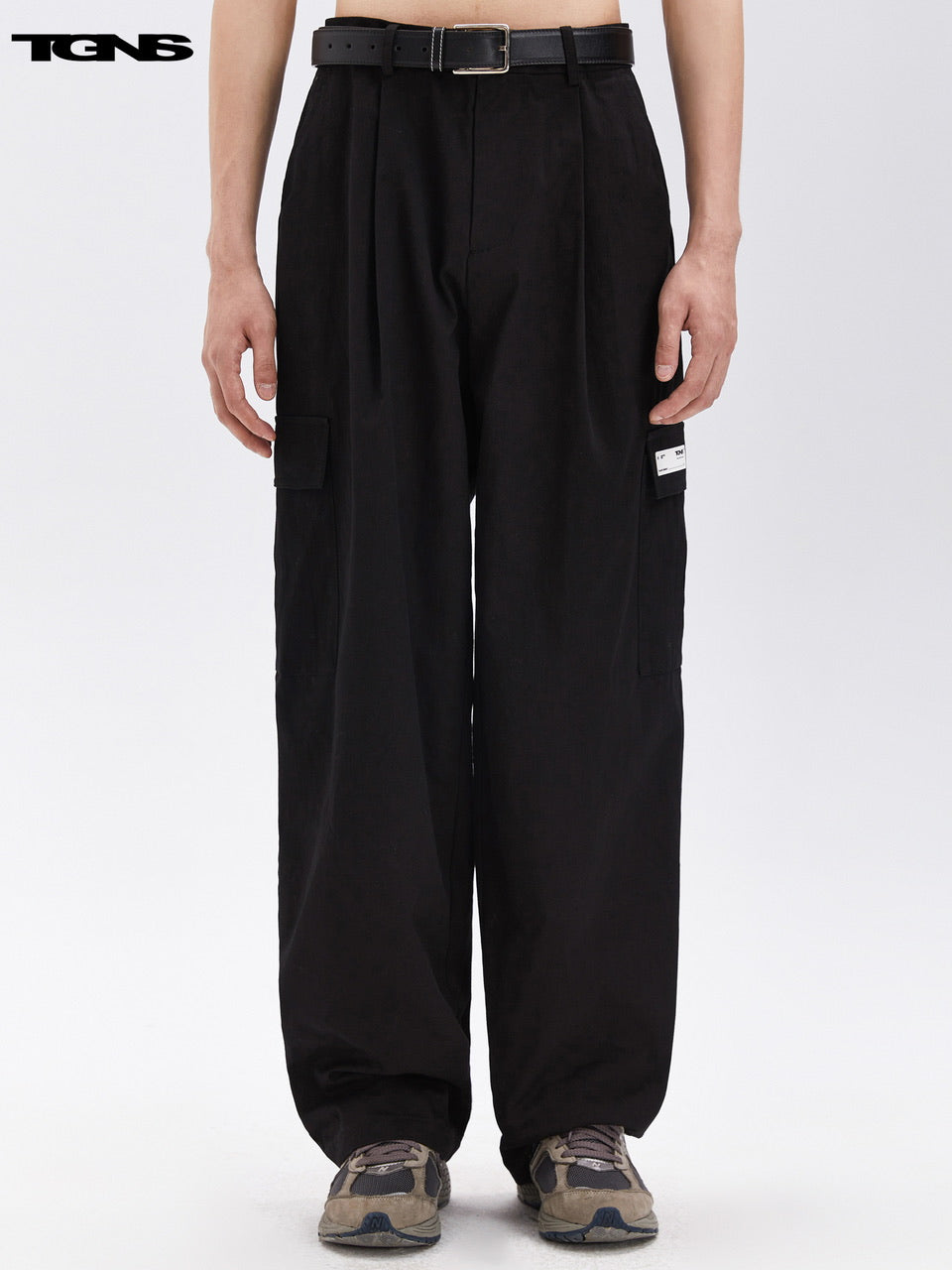 【TGNS】HOT LABEL WORK PANTS