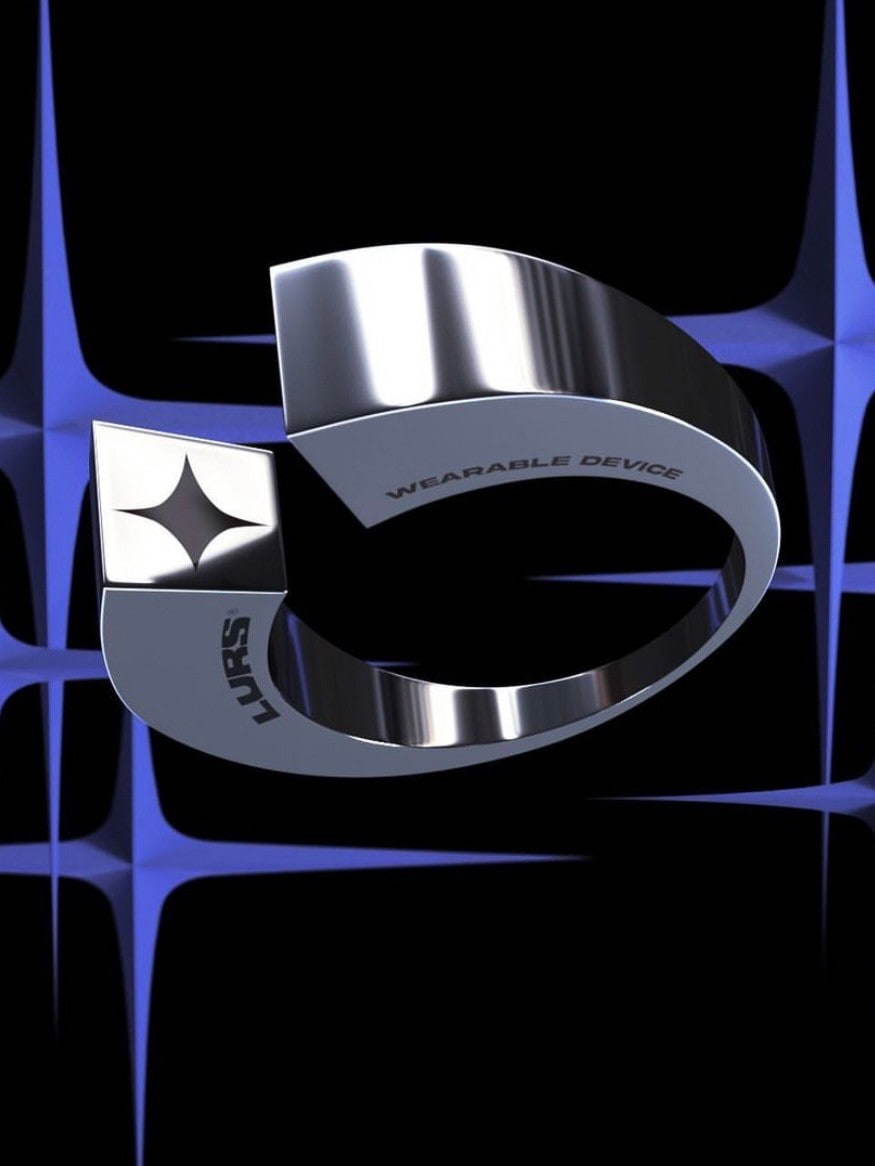 【LURS】LURS Big head and small tail ring