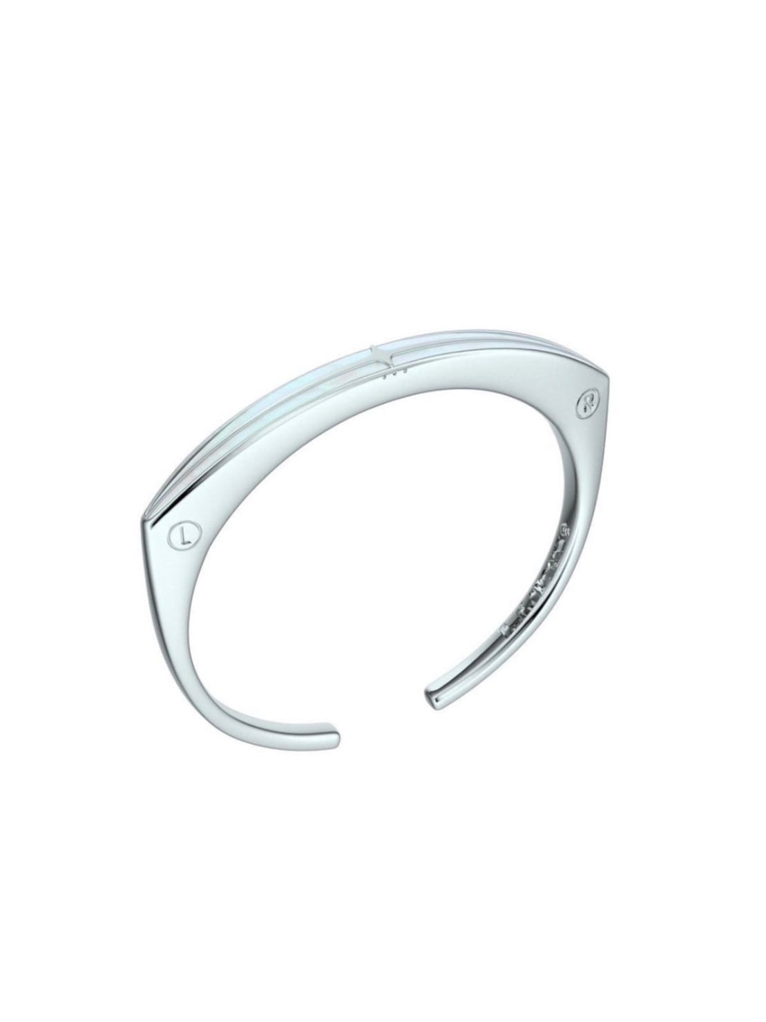 【LURS】LURS Hand-polished shell inlaid bracelet