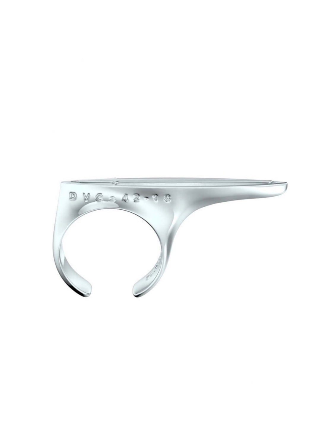 【LURS】LURS Hand-polished shell inlaid with curved hook ring