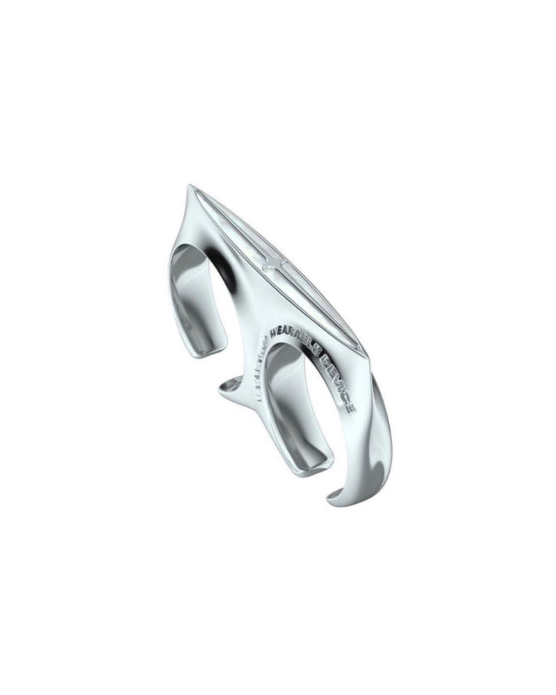 【LURS】LURS Hand-polished shell set with two-fingered ring tiger
