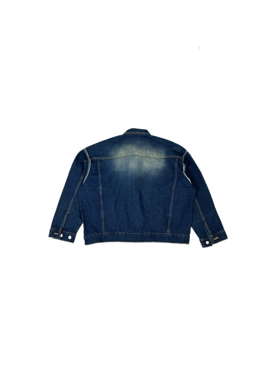 受注制【Chikashitsu +】vintage wash denim jacket (2color