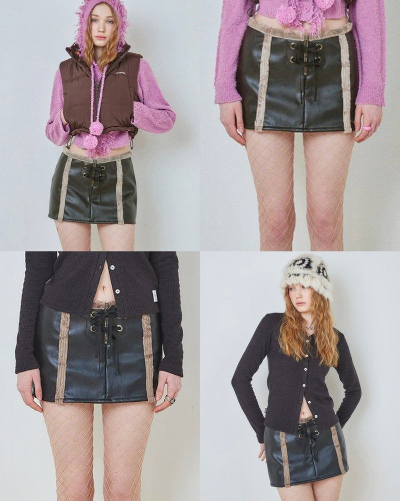 【CRANK】EYELET MUSTANG SKIRT