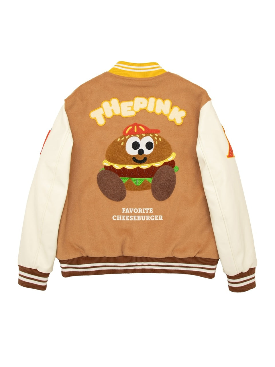 【VANDY THE PINK】CHARR BURGER VARSITY JACKET