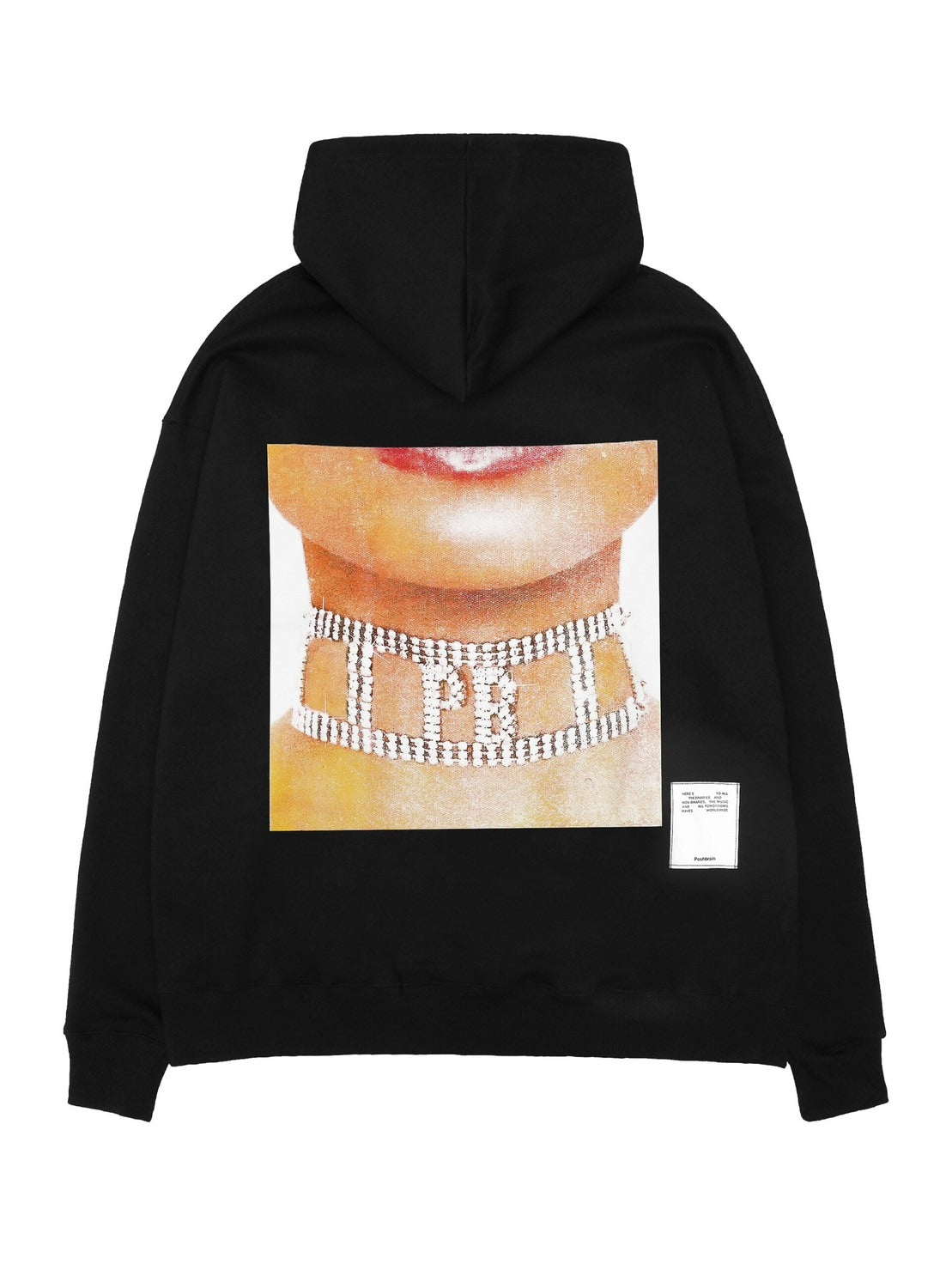 【POSH BRAIN】DIAMOND CHOKER HOODIE