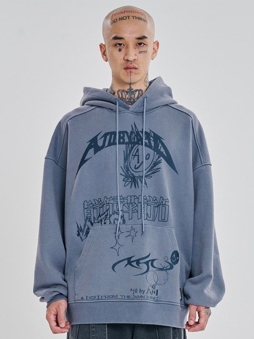 【AJOBYAJO】AJOLICA Collage Hoodie