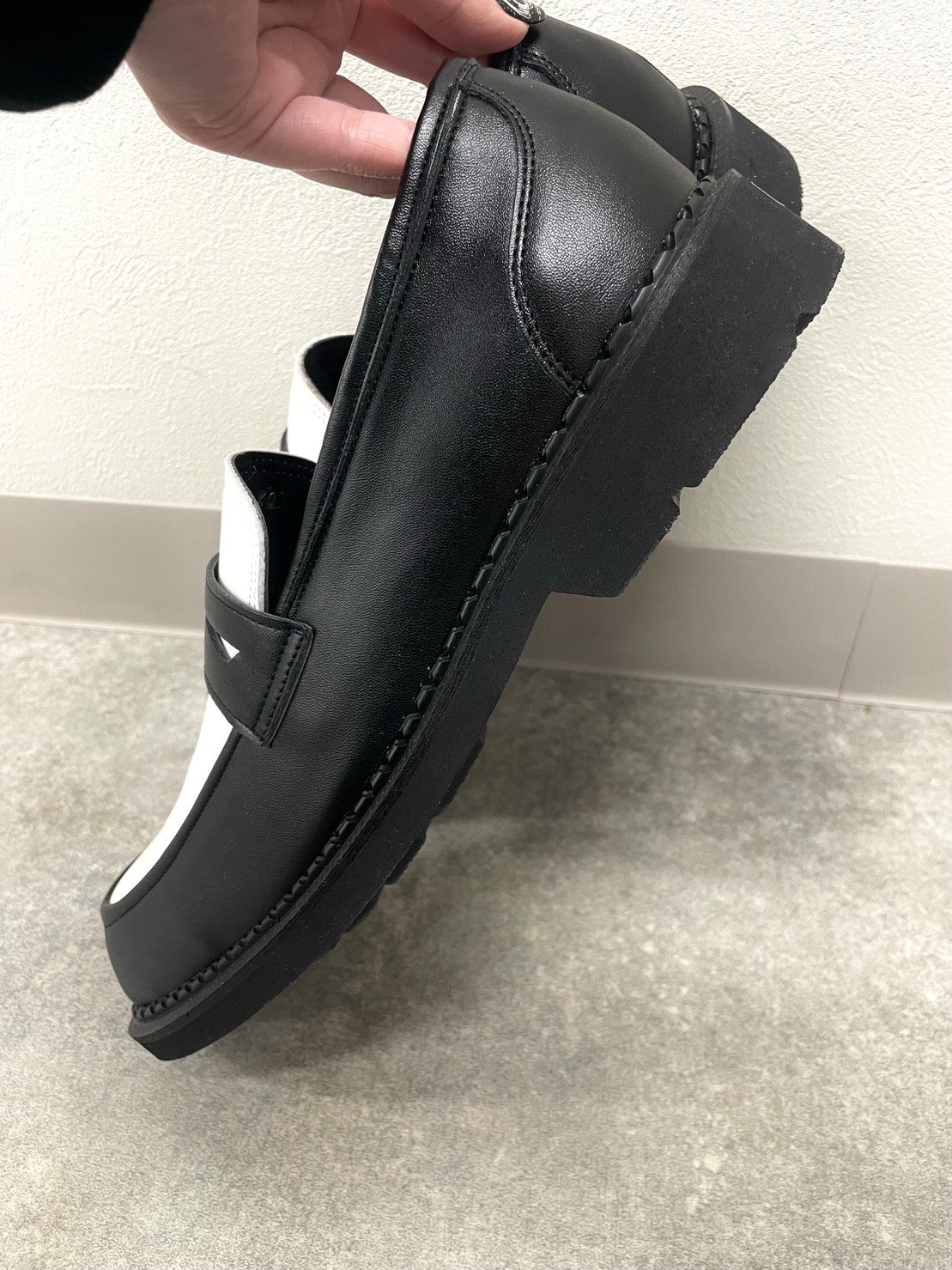 受注制【RENOL】bi-color loafer