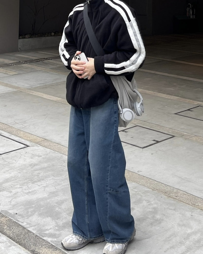 受注制【youll】denim wide pants (2color)