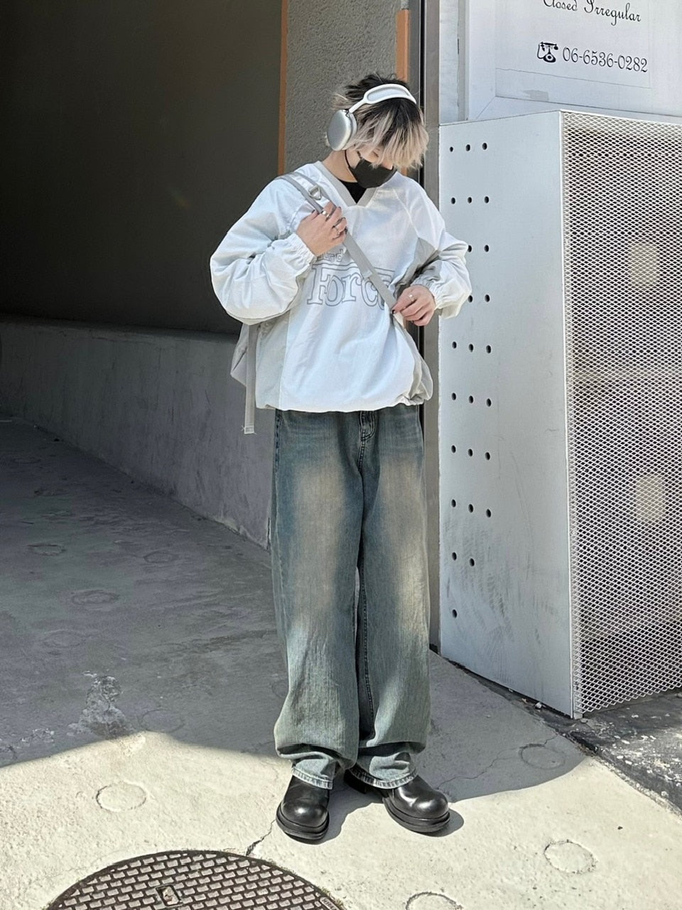 受注制【Chikashitsu +】vintage wash semi wide denim pants / 【チカシツプラス】ヴィンテージウォッシュセミワイドデニムパンツ