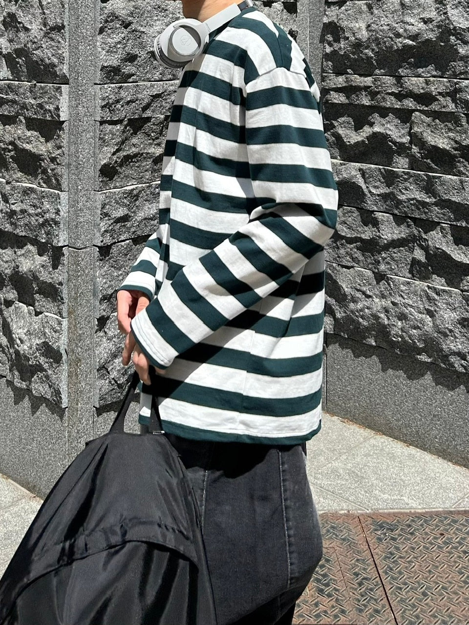 受注制【Chikashitsu +】border long sleeve (2color)