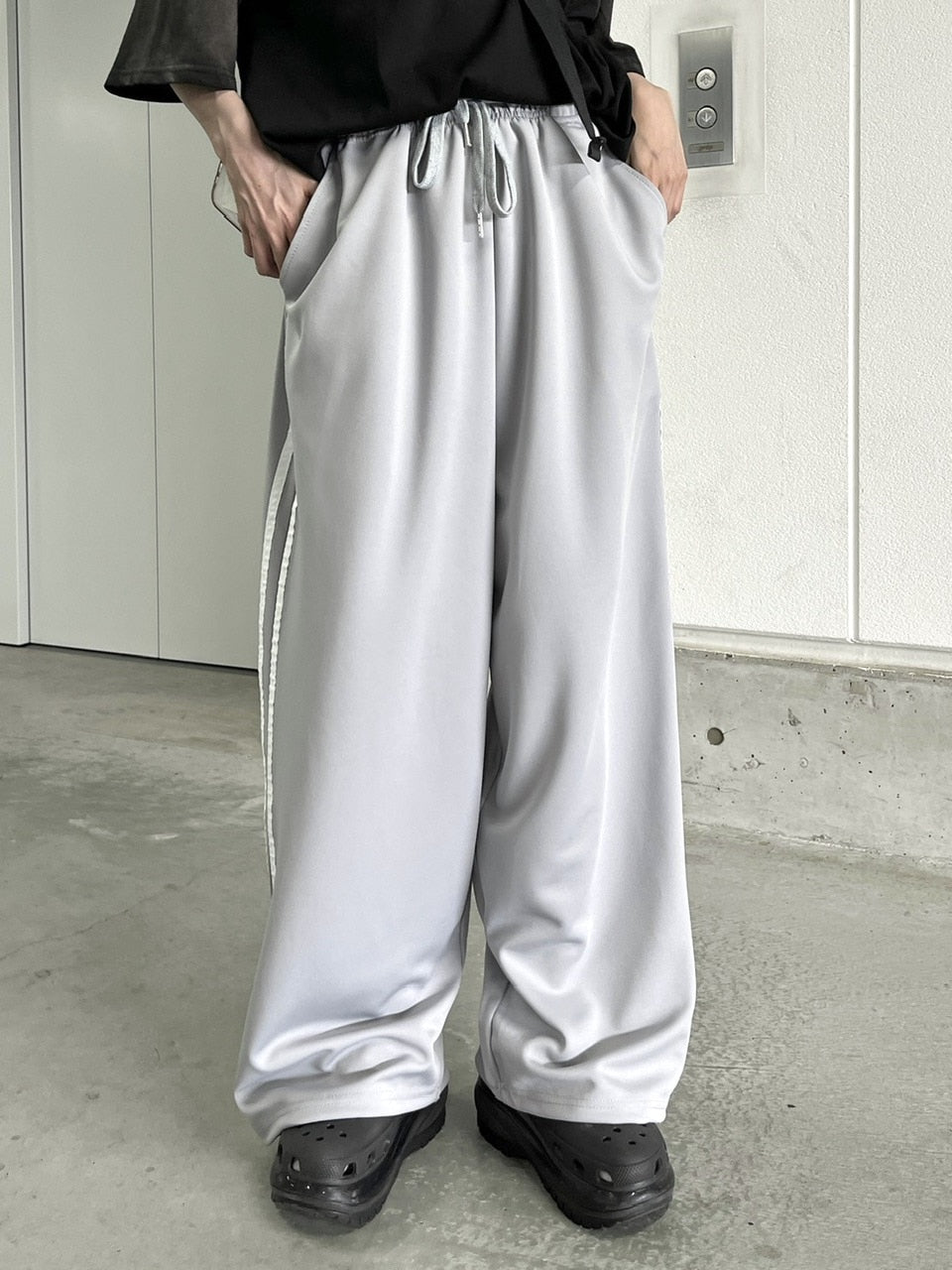 受注制【youll】track wide pants (2color)
