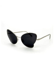 【Basic Pleasure Mode】SILVER METAL BUTTERFLY SUNGLASSES
