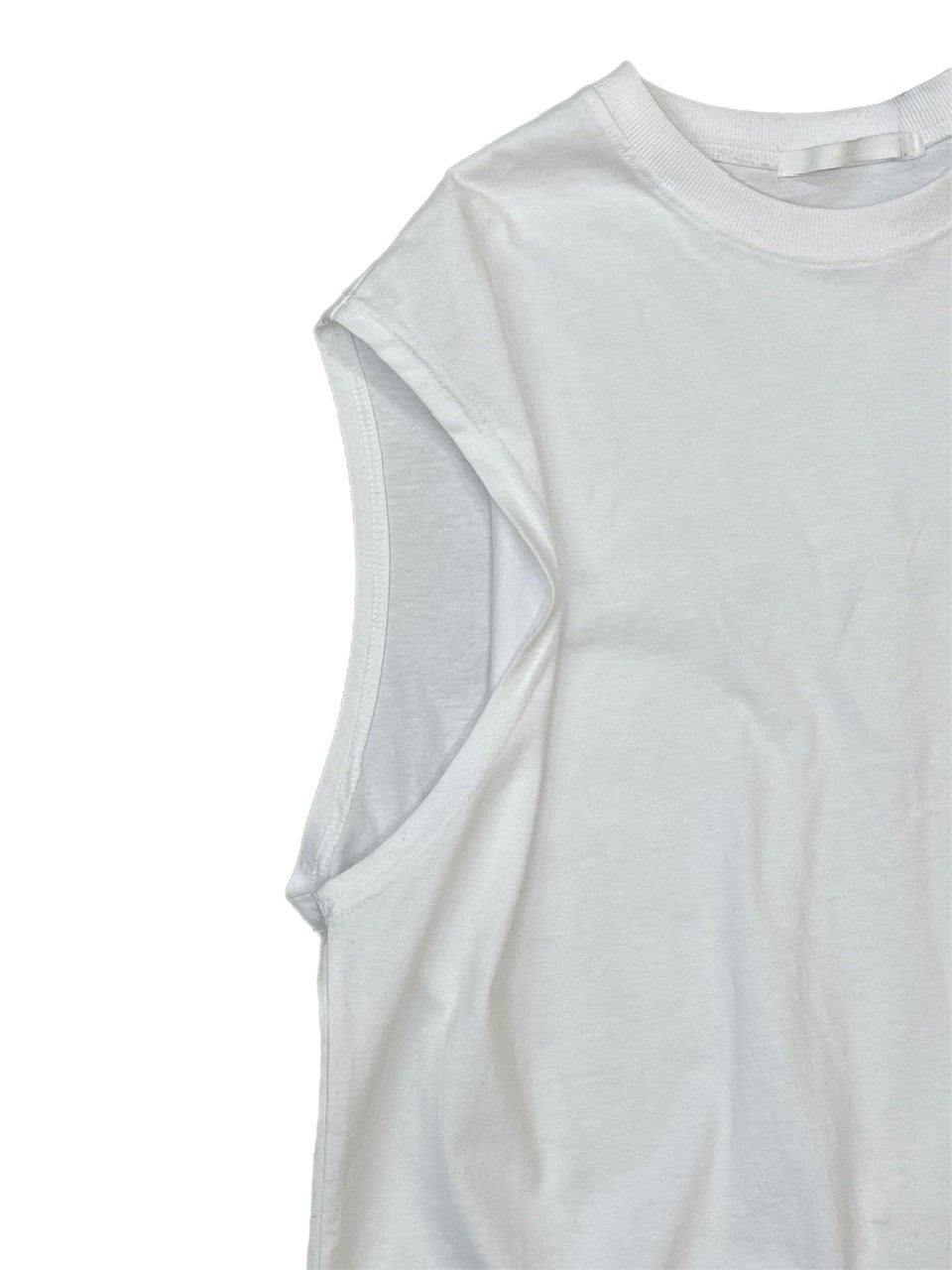 受注制【Chikashitsu +】basic cotton sleeveless (5color)
