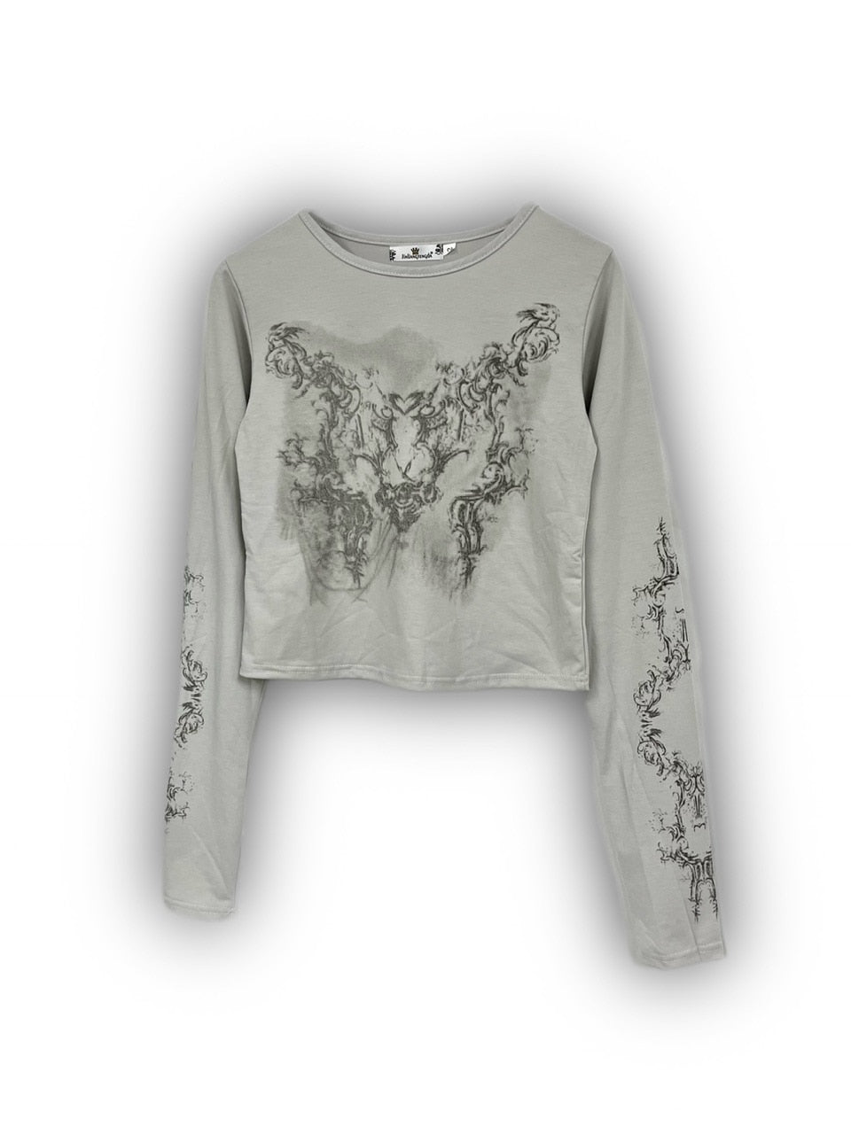 国際配送【Never mind the XU】tribal print long sleeve tee