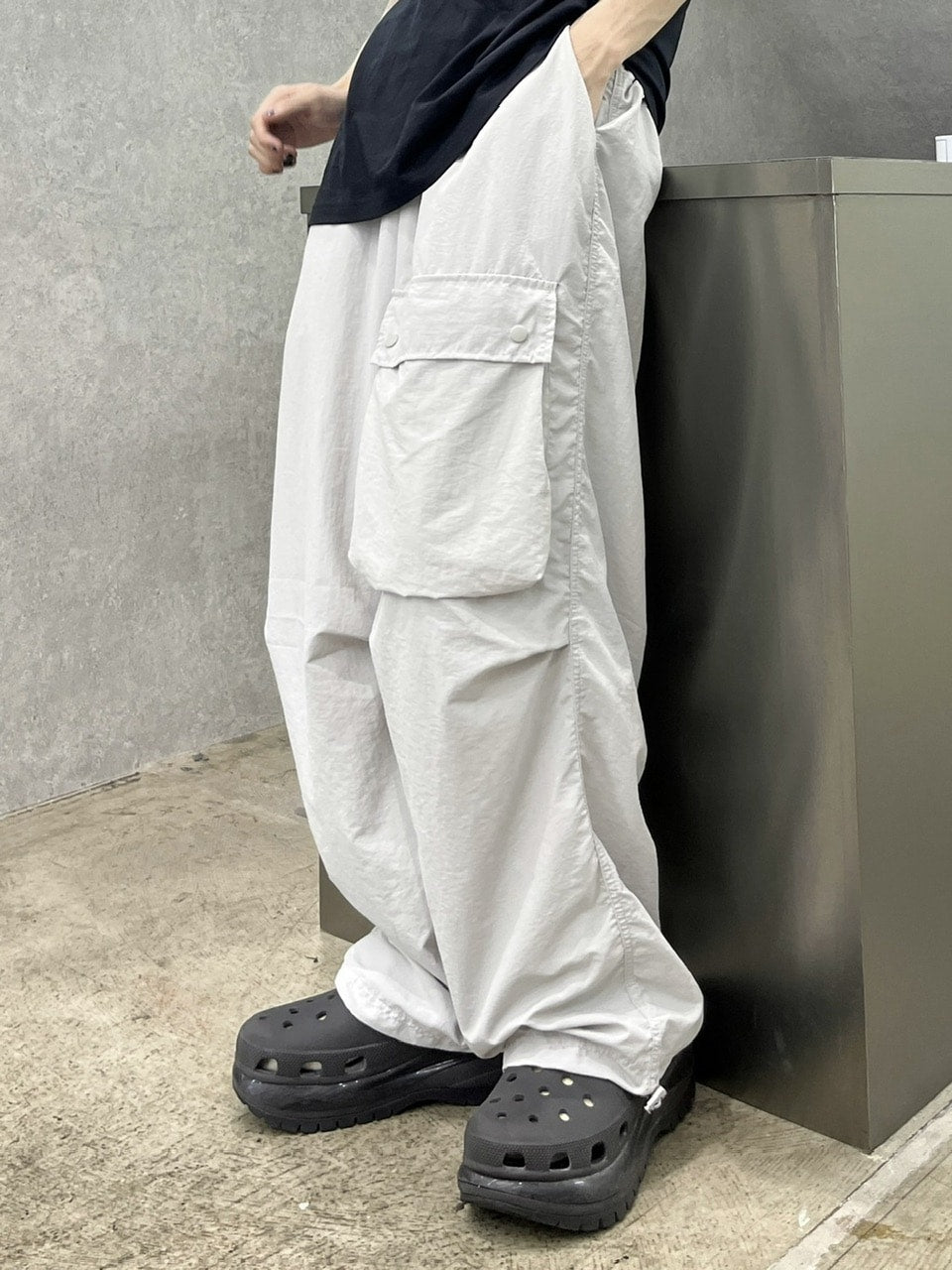受注制【youll】pocket wide cargo pants (2color)