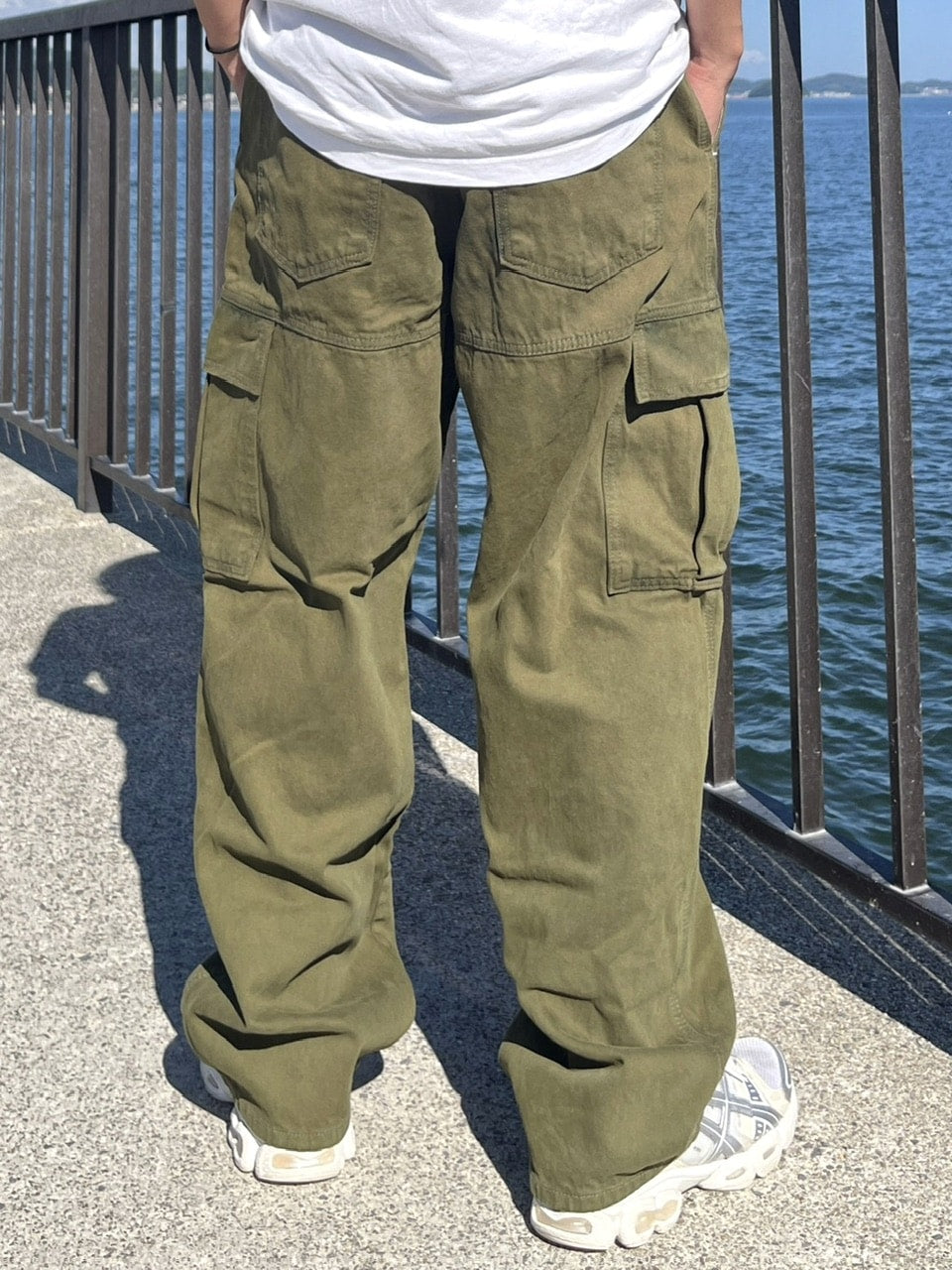 【youll】snow denim cargo pants (2color)