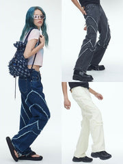 【SSERPE】COMMA DENIM PANTS