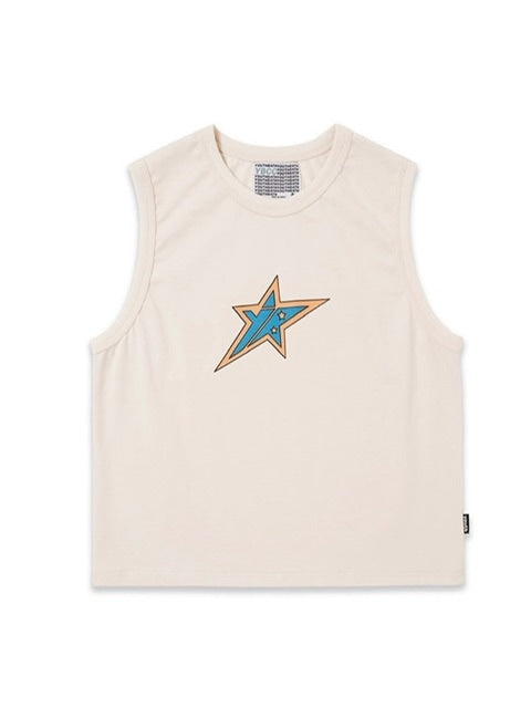 【YOUTHBATH】YB color star sleeveless