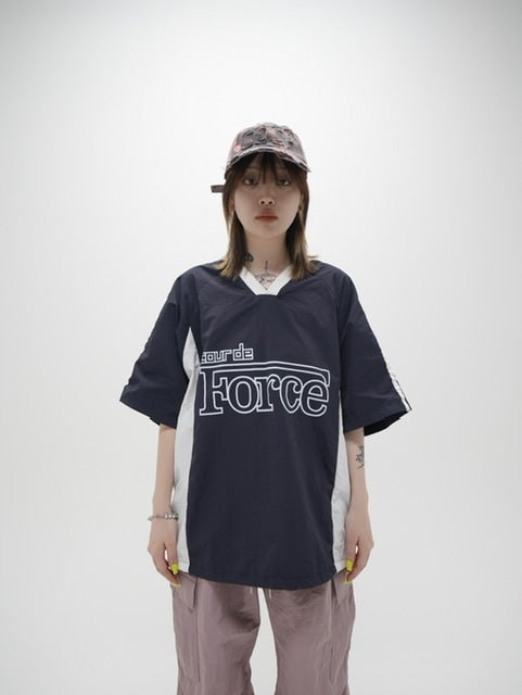 受注制【Never mind the XU】FORCE nylon tee (3color)