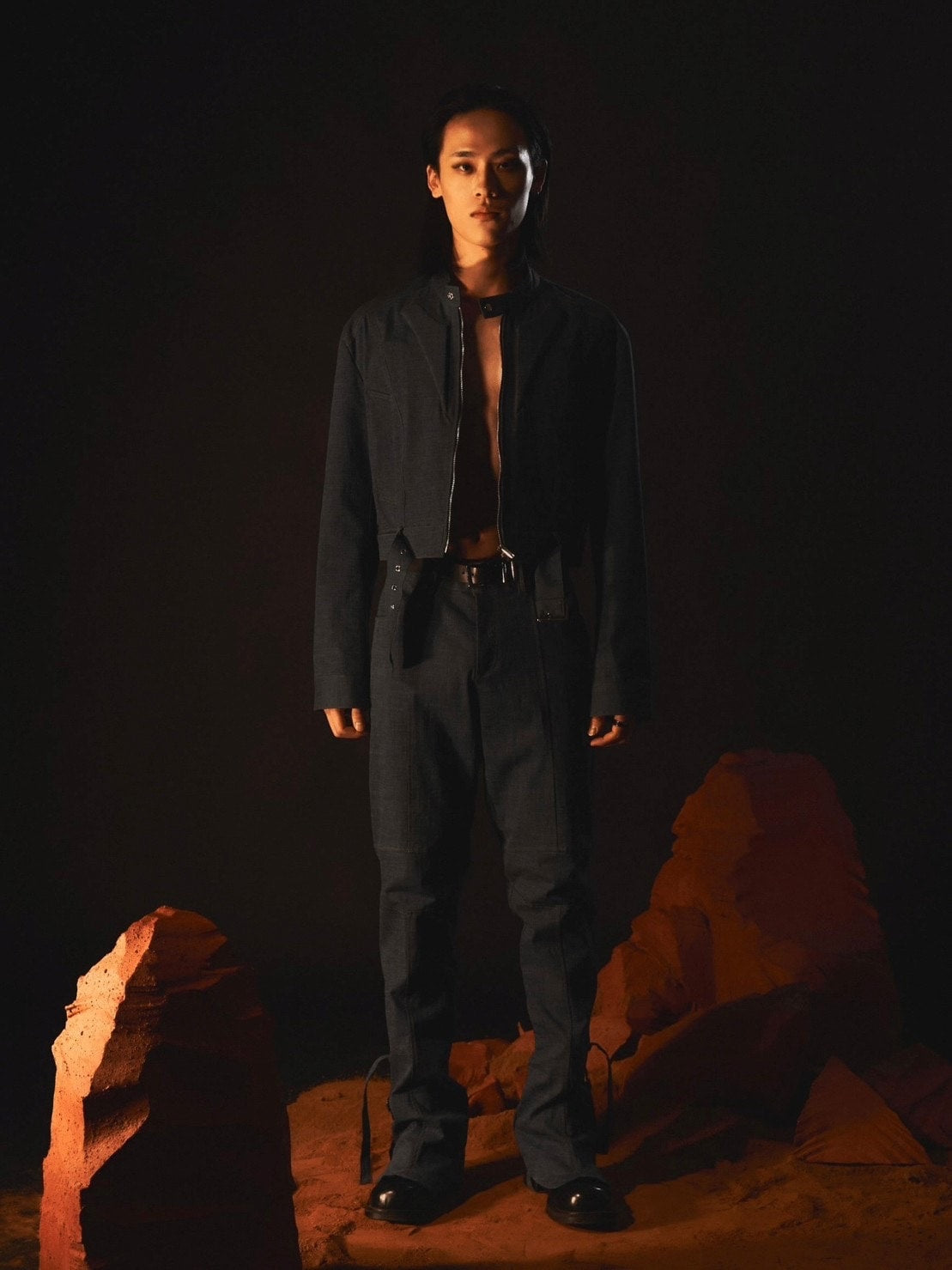 【ARTS DE BASE】Denim Bike Jacket