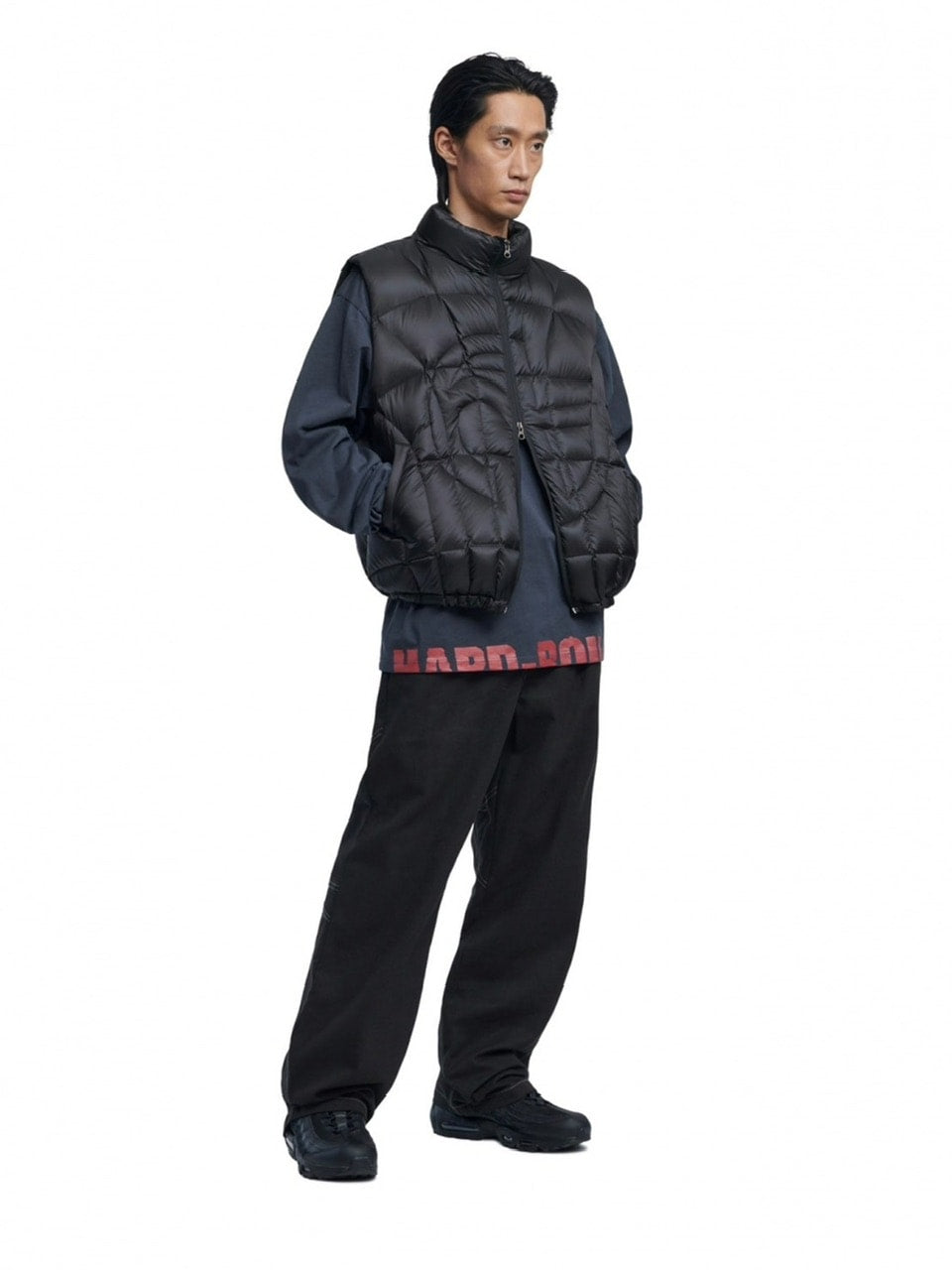 【NOMANUAL】STITCHED SYMBOL PADDING VEST