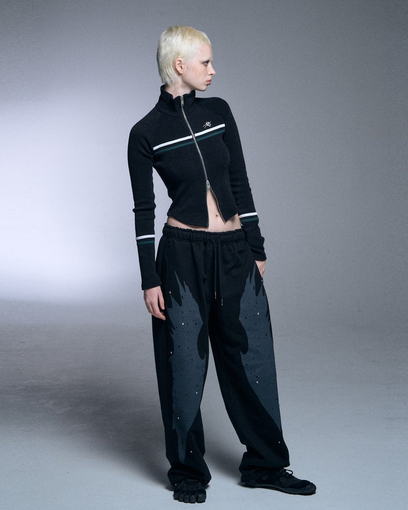 【SETUP‐EXE】RAGLAN HIGH NECK TWO-WAY ZIPUP
