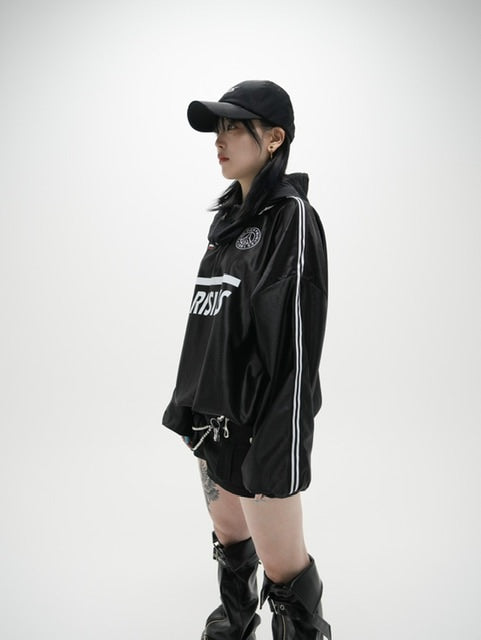 受注制【Never mind the XU】uniform line long sleeve tee (2color)