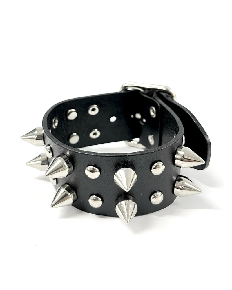 受注制【Never mind the XU】spike bracelet
