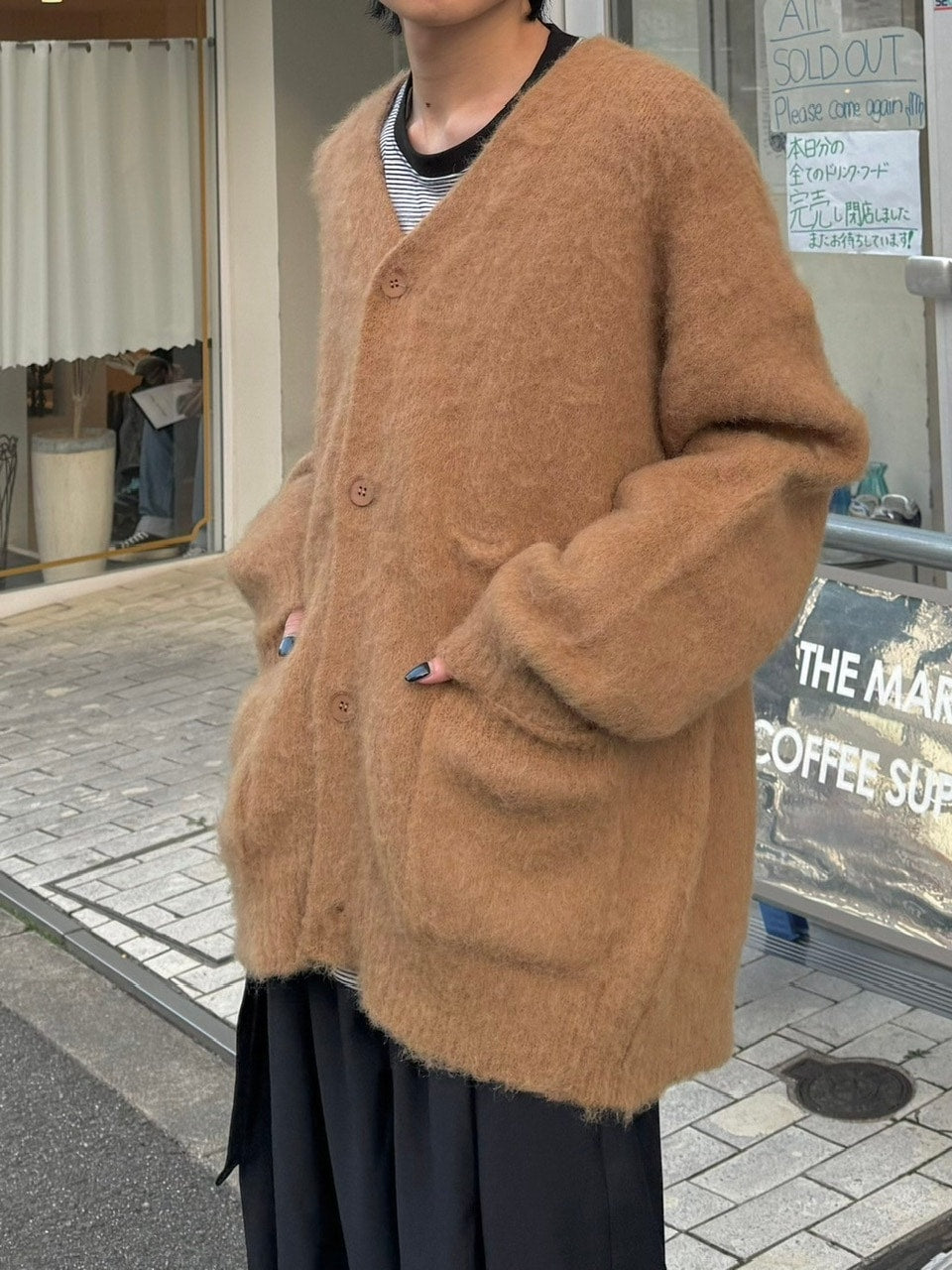 【Chikashitsu +】wool cardigan (4color)