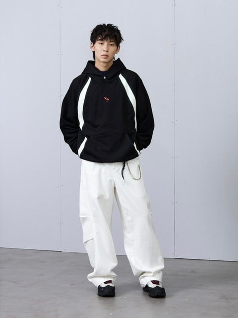 【ARCH by ROARINGWILD】STITCH PATCHWORK HOODIE
