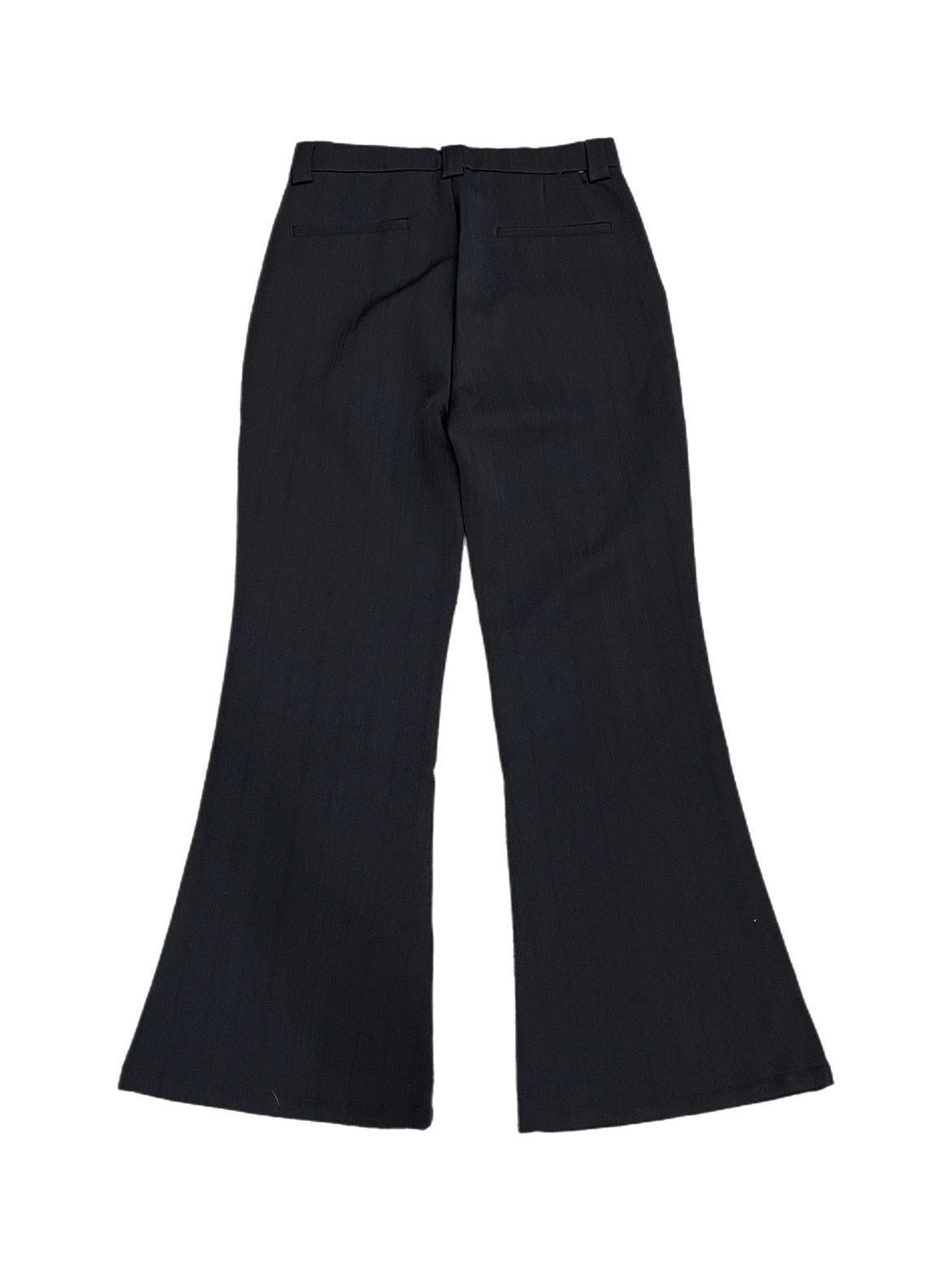 【Chikashitsu +】set up center press flare slacks (2color)