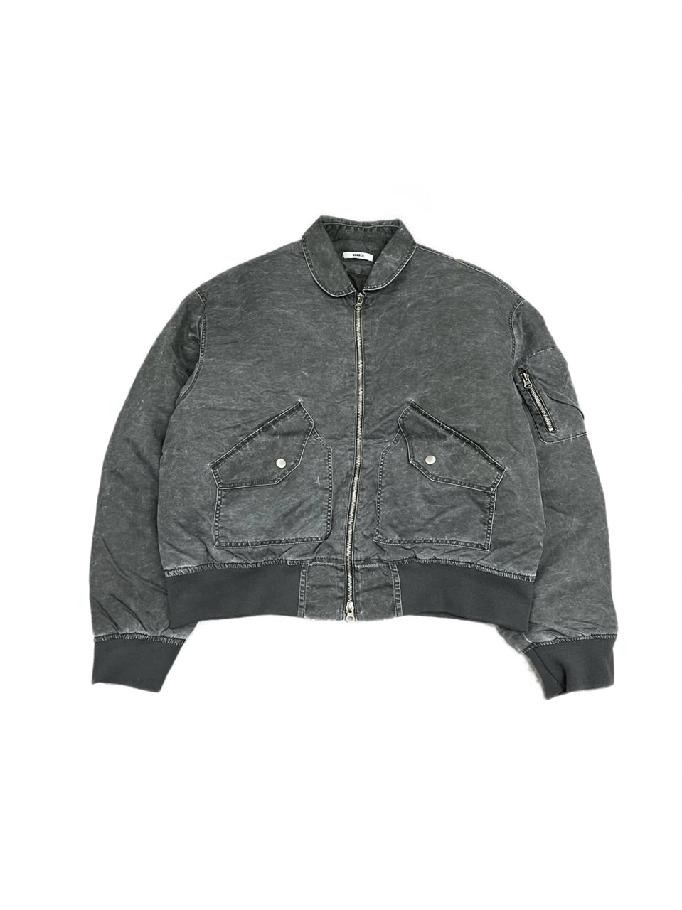 受注制【Never mind the XU】pigment bomber padding (2color)