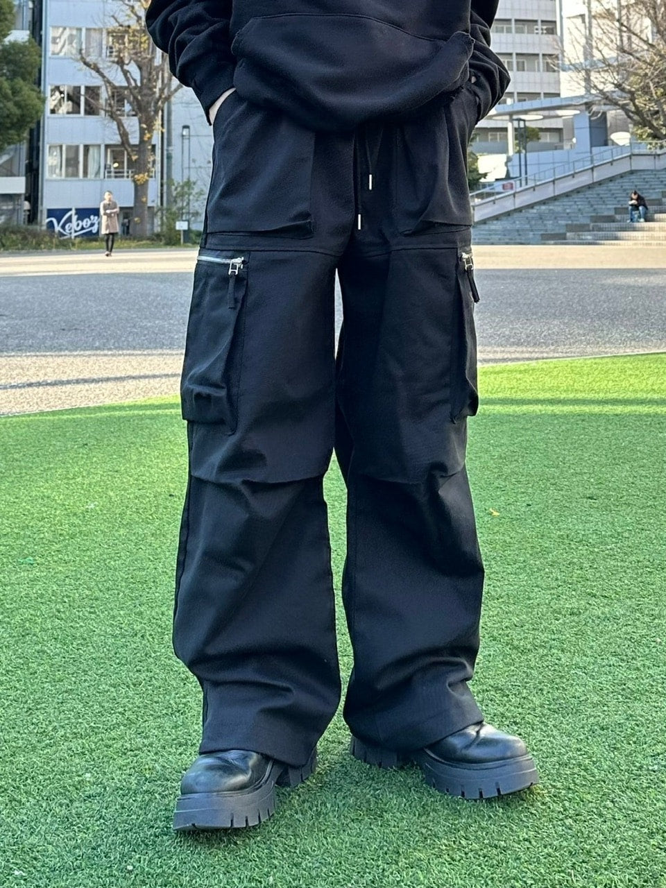 大阪店WEB限定受注制【Chikashitsu +】zip cargo pants