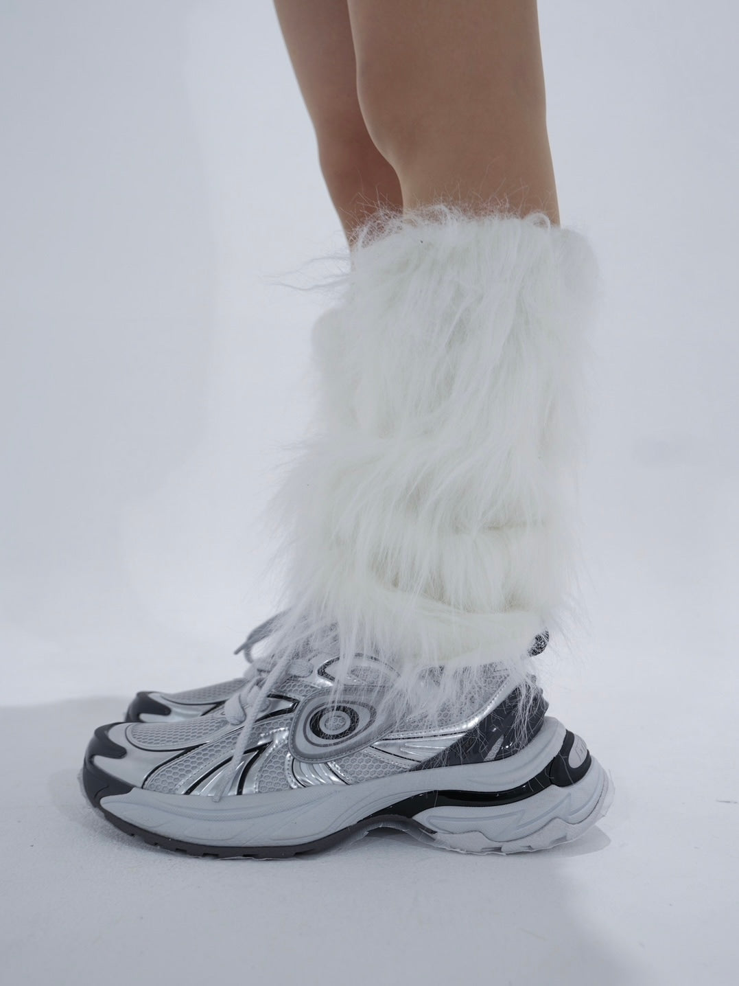 受注制【Bizarre Maiden】fur leg warmer (2color)