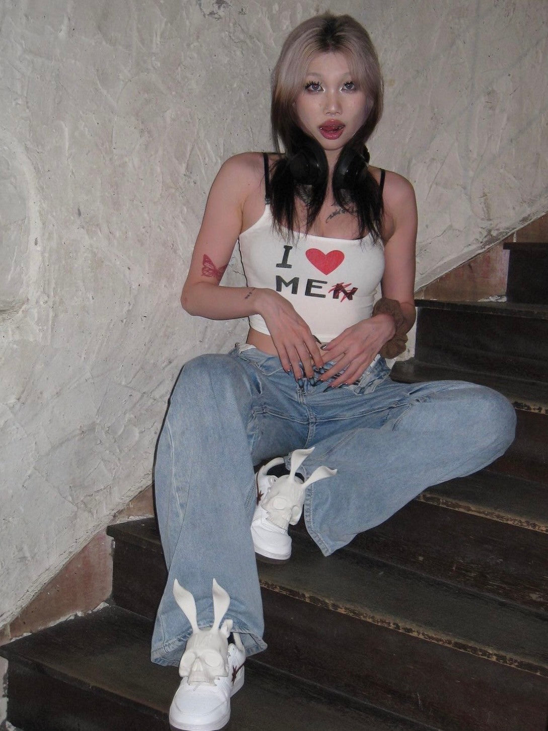 【BBIMP】BUNNY SKULL LACE