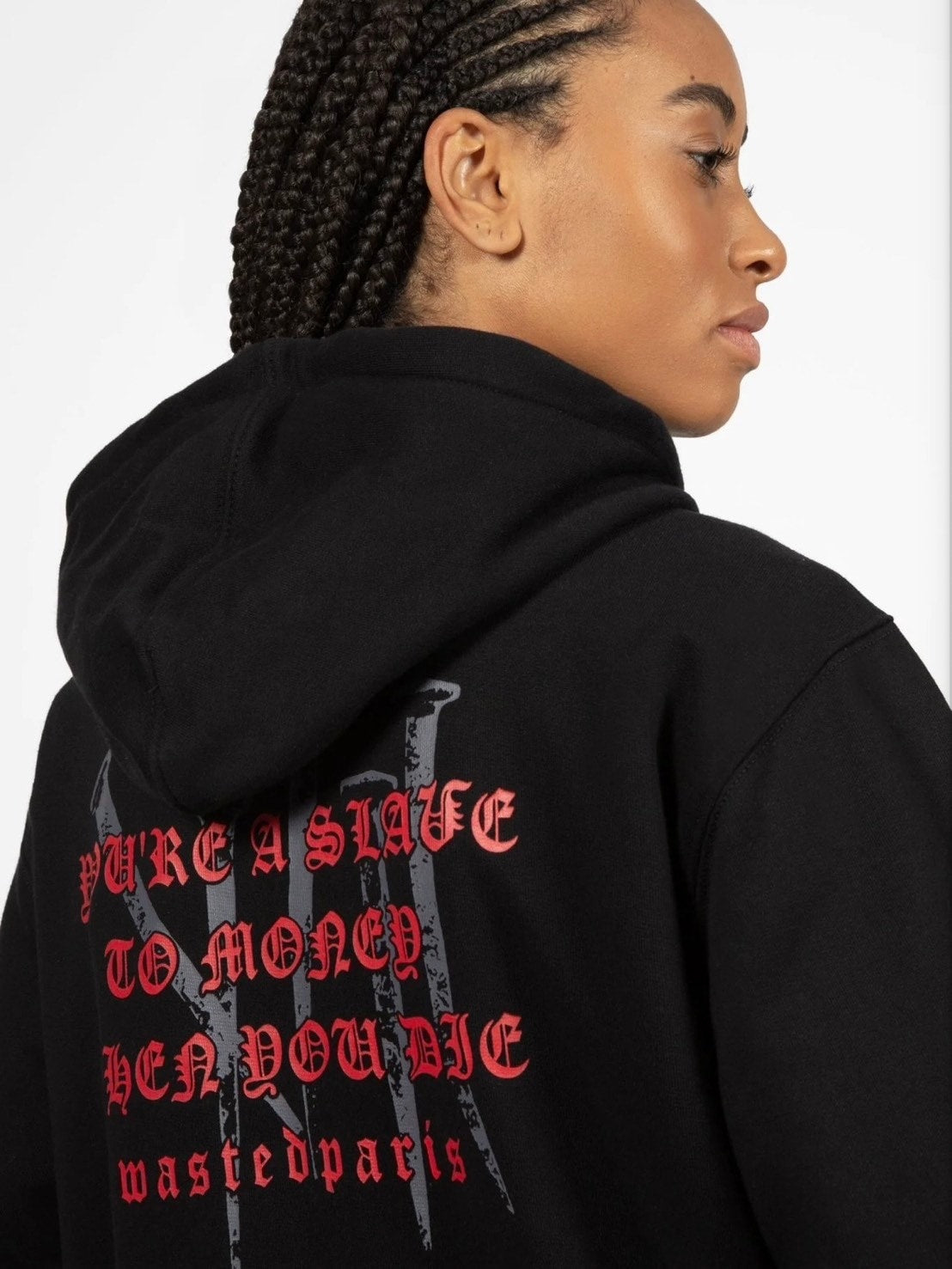 【WASTED PARIS】HOODIE ZIP STAKE