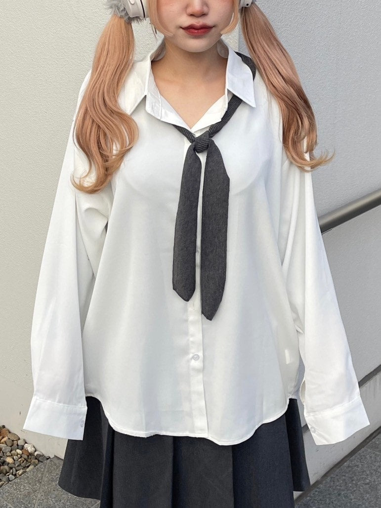 受注制【nmtc +】loose fit simple shirt
