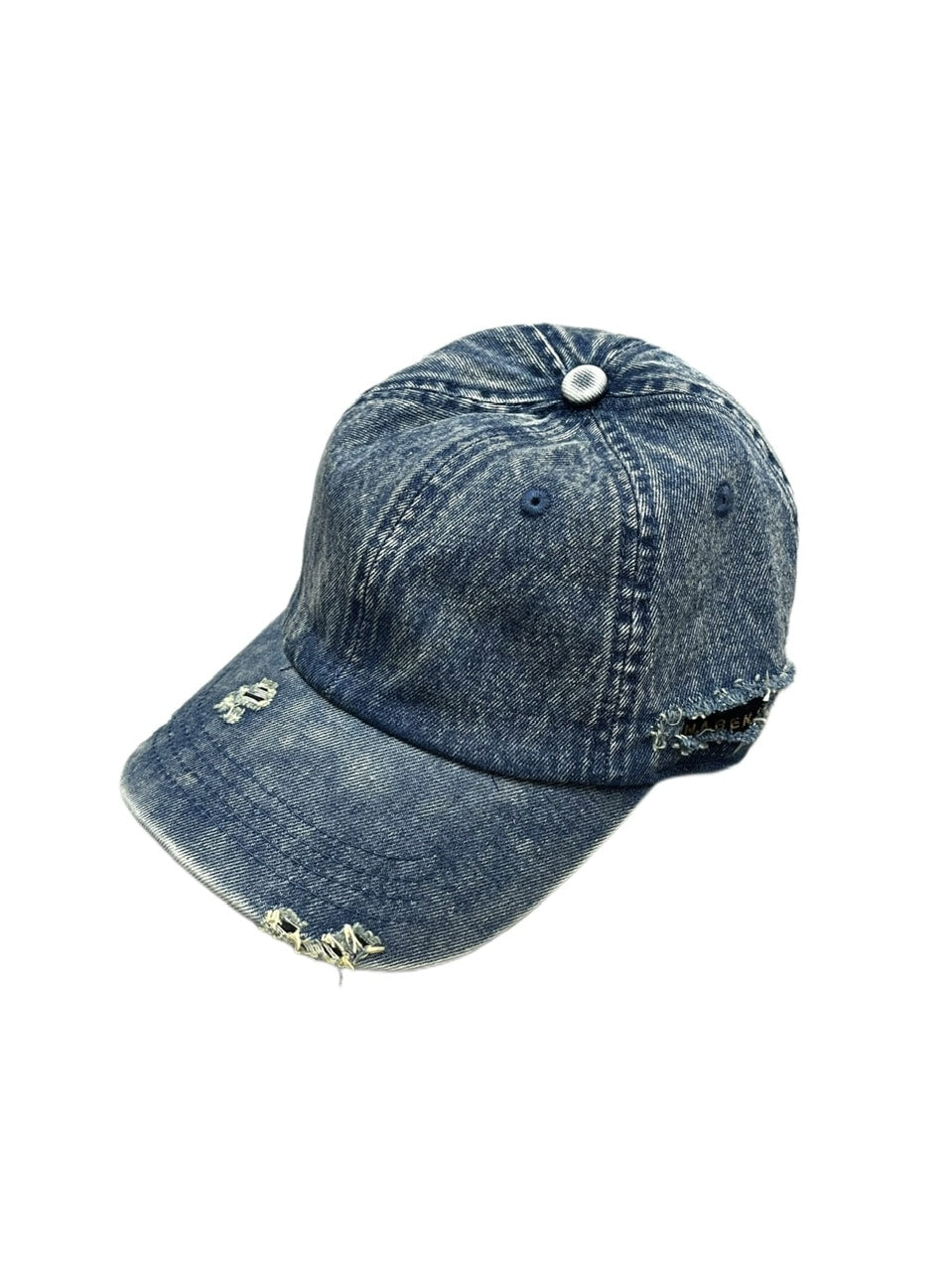 受注制【Never mind the XU】wash denim cap (2color) / 【ネバーマインドザエックスユー】ウォッシュデニムキャップ