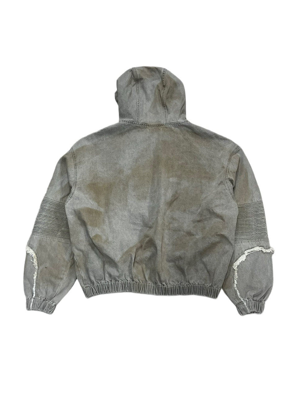 受注制【Never mind the XU】set up grunge denim jacket