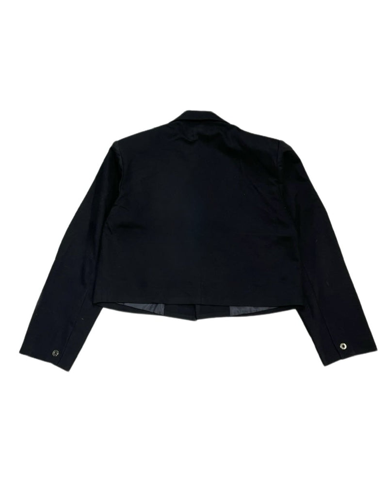 受注制【Never mind the XU】metal fit cropped jacket