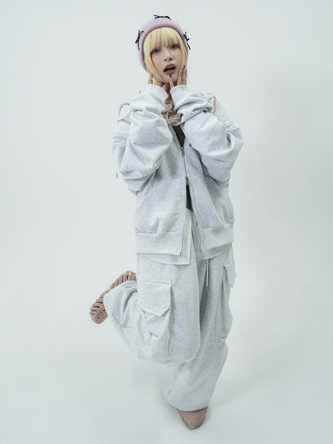 受注制【nmtc +】pocket sweat pants (2color)