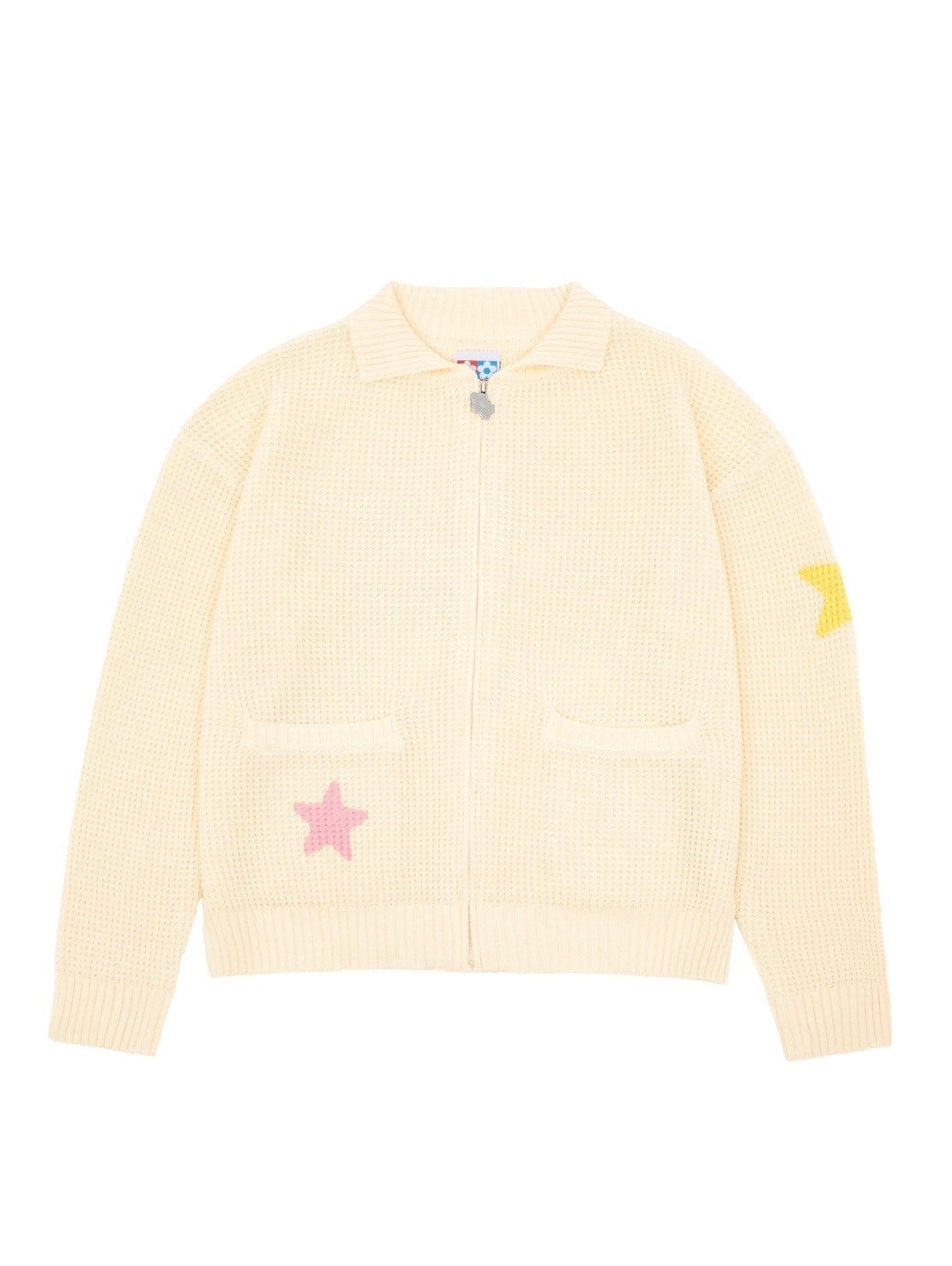 【VANDY THE PINK】STAR KNIT ZIP UP