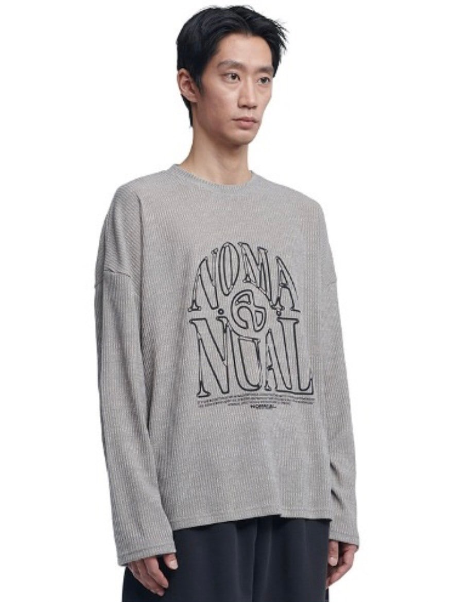 【NOMANUAL】S.N.A KNIT LONG SLEEVE