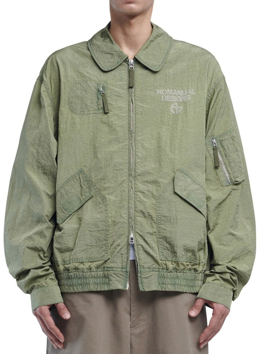 【NOMANUAL】NYLON FLIGHT JACKET