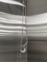受注制【nmtc +】moon pendant necklace