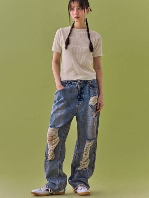 【FANCY CLUB】INNOCENCE KNIT TEE